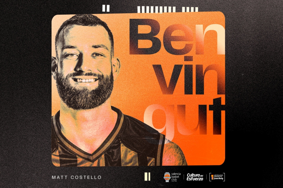 Valencia Basket incorpora al pívot Matt Costello para las próximas dos temporadas